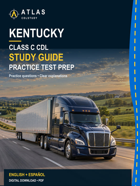 Kentucky Class C CDL Study Guide (English + Spanish)